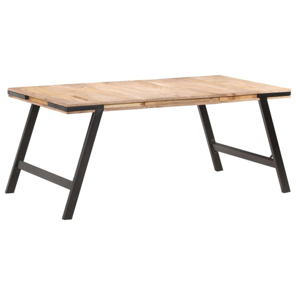 Vidaxl Jedálenský stôl, 180 x 90 x 76 cm, masívne mangové drevo